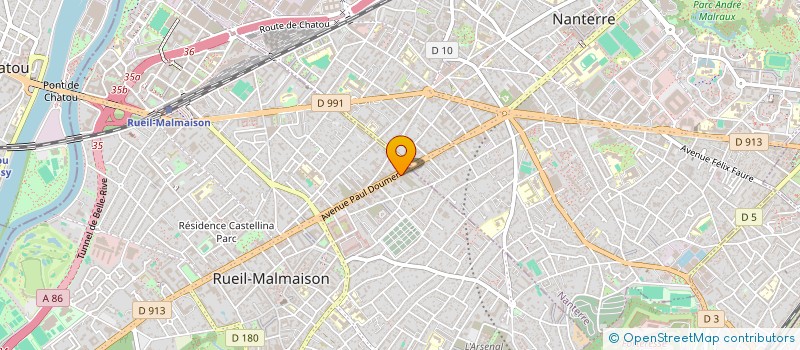 localisation de l'entreprise COOP APPROV JOURNEAUX PUBLIC NON SYNDIQ à RUEIL-MALMAISON
