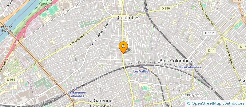localisation de l'entreprise COOP ASSISTANCE à COLOMBES