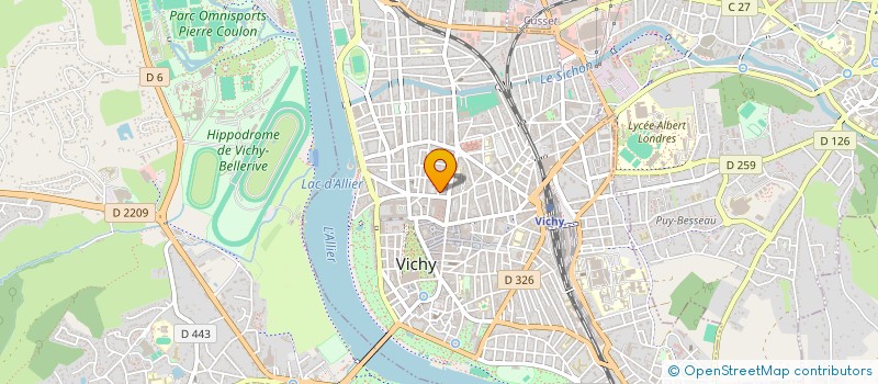 localisation de l'entreprise COOP AUDIT à VICHY