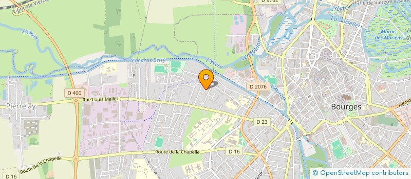 localisation de l'entreprise COOP CAUTION MUTUELLE NEGOCIANTS GRAINS à BOURGES