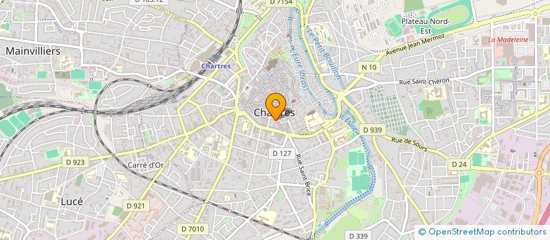 localisation de l'entreprise COOP CAUTION MUTUELLE SARL à CHARTRES