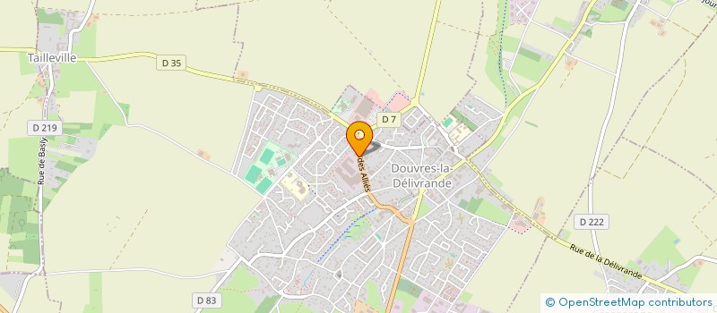 localisation de l'entreprise COOP CHASSE à DOUVRES-LA-DELIVRANDE