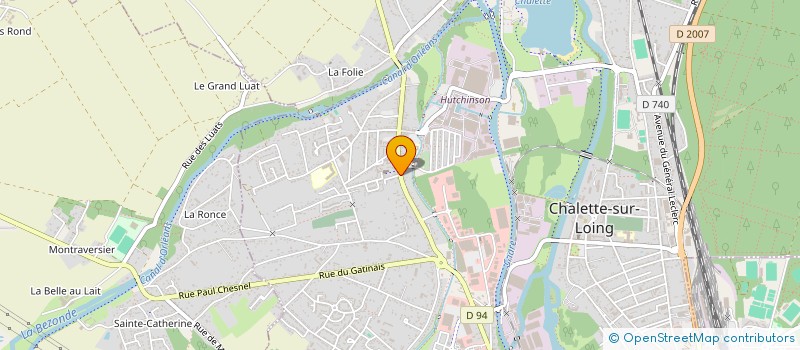 localisation de l'entreprise COOP CONSTRUCTION RES VESINES à CHALETTE-SUR-LOING