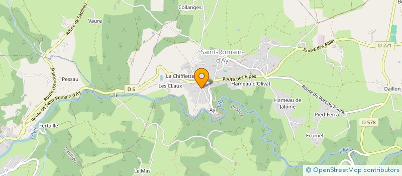 localisation de l'entreprise COOP CUMA DE L'AY  ARDOIX