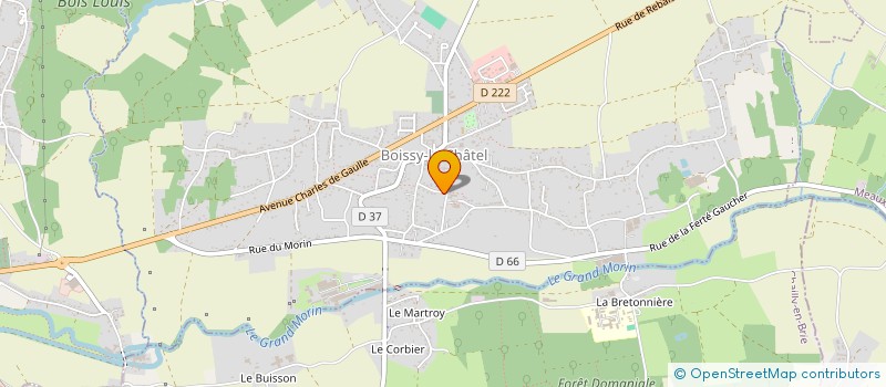 localisation de l'entreprise COOP DE LA MARE GARENNE  BOISSY-LE-CHATEL