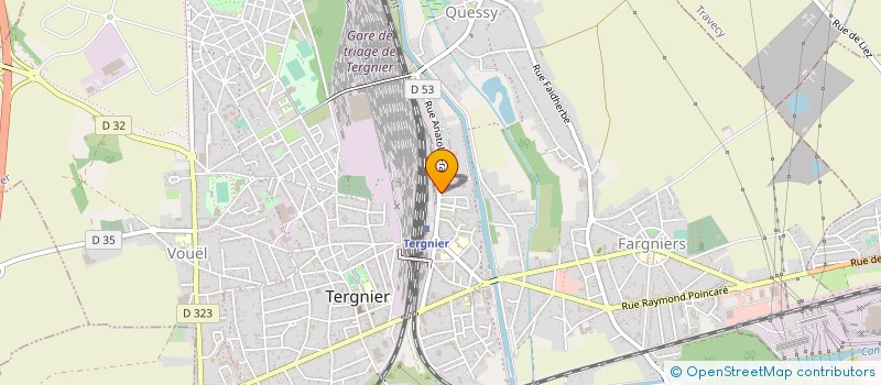 localisation de l'entreprise COOP DE TRANSPORTEURS LOUEURS PICARDIE  TERGNIER