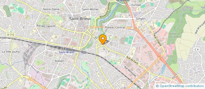 localisation de l'entreprise COOP DENIS LUCAS à SAINT-BRIEUC