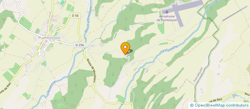 localisation de l'entreprise COOP DISTI PLANTE PARFUM AUVESTRE VERDON à PUIMOISSON