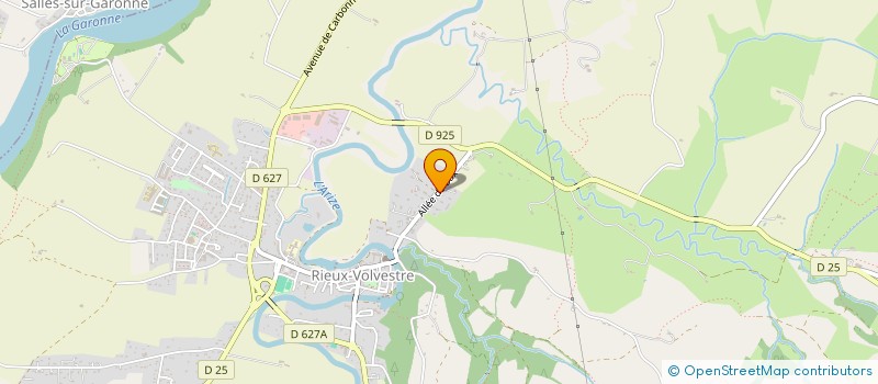 localisation de l'entreprise COOP'EDUC  RIEUX-VOLVESTRE
