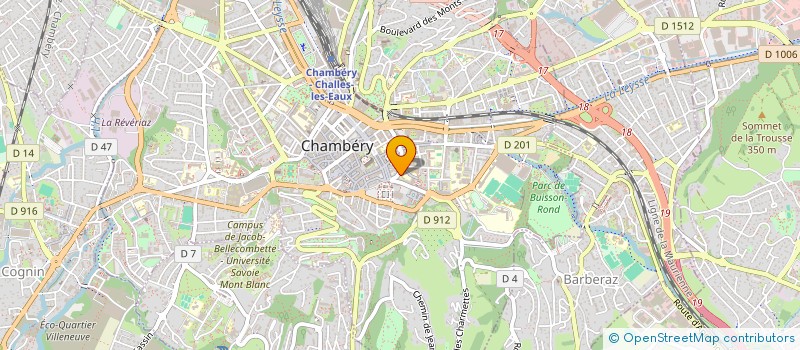 localisation de l'entreprise COOP ELEM PASTEUR  CHAMBERY