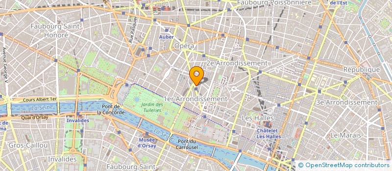 localisation de l'entreprise COOP FRANCAISE D INVESTISSEMENTS à PARIS