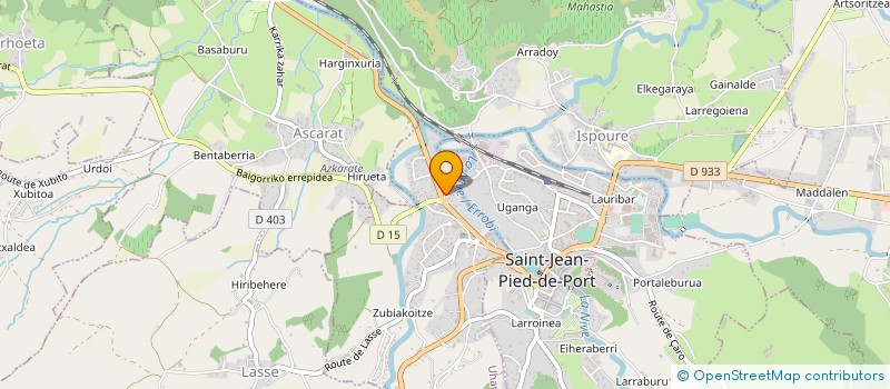 localisation de l'entreprise COOP FROMAGE FERM PAYS BASQUE à UHART-CIZE