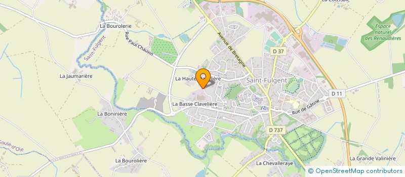 localisation de l'entreprise COOP INTERDEPT DES AVICULTEURS DU BOCAGE  SAINT-FULGENT