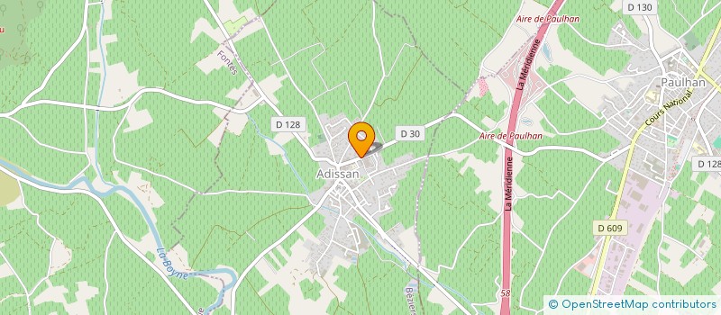 localisation de l'entreprise COOP LA CLAIRETTE D ADISSAN à ADISSAN