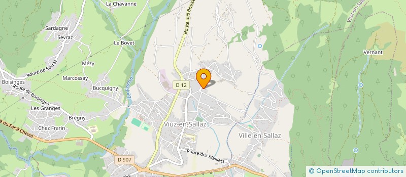 localisation de l'entreprise COOP LAIT FILLINGES BAILLARD  FILLINGES