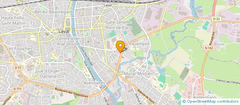 localisation de l'entreprise COOP LOGIS  LAVAL