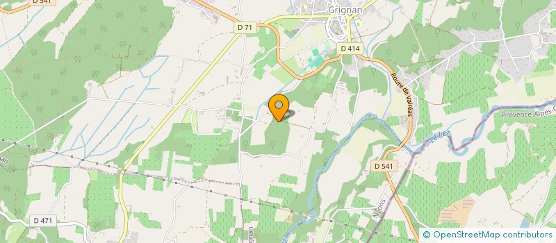 localisation de l'entreprise COOP LUCETTE  GRIGNAN