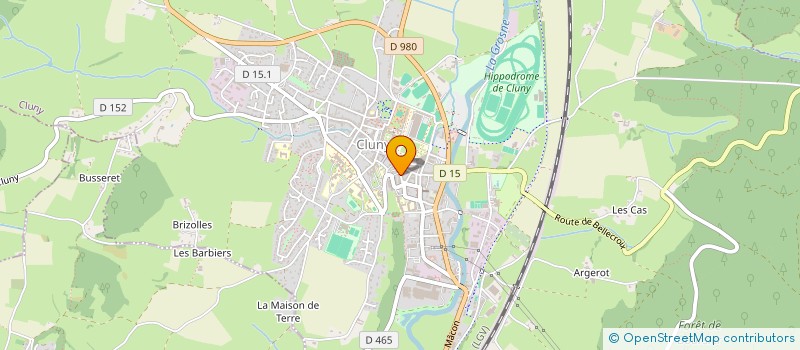 localisation de l'entreprise COOP-PAIRS  CLUNY