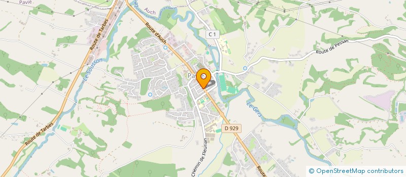 localisation de l'entreprise COOP PAVIENNE ARTISANALE  PAVIE