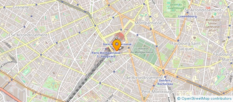 localisation de l'entreprise COOP PTT AMBULANTS OUEST à PARIS