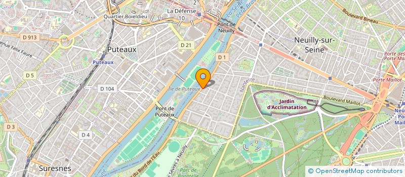 localisation de l'entreprise COOP RESIDENCE ST FARGEAU à NEUILLY-SUR-SEINE
