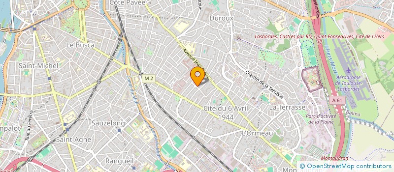 localisation de l'entreprise COOP'RESIDENCES à TOULOUSE