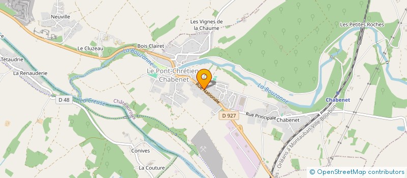 localisation de l'entreprise COOP SCOLAIRE à LE PONT-CHRETIEN-CHABENET