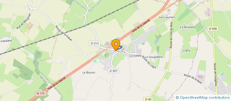 localisation de l'entreprise COOP SCOLAIRE AMIS DU RPI JUILLEY POILLEY PRECEY  PRECEY