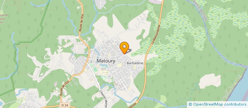 localisation de l'entreprise COOP SCOLAIRE BARBADINE à MATOURY