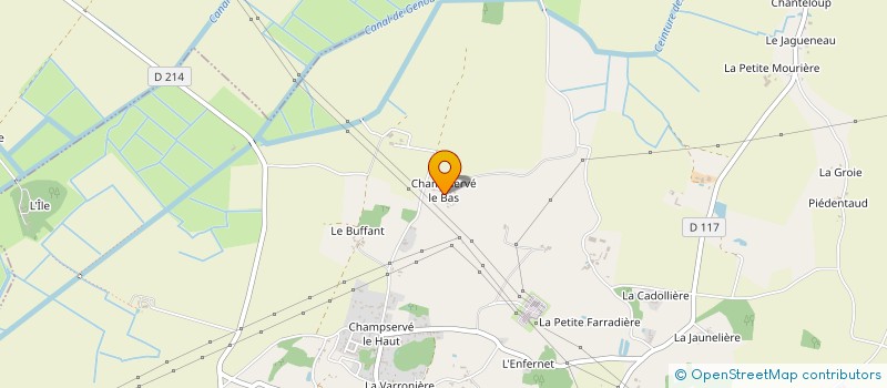 localisation de l'entreprise COOP SCOLAIRE CHAMPSERVE à TONNAY CHARENTE