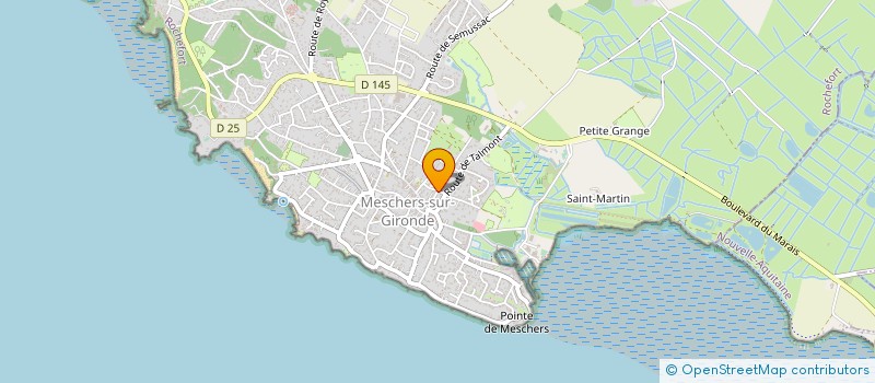 localisation de l'entreprise COOP SCOLAIRE DE L ECOLE DE MESCHERS à MESCHERS-SUR-GIRONDE