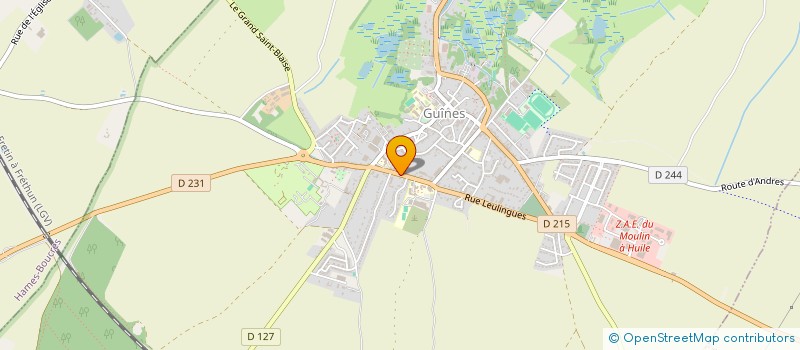 localisation de l'entreprise COOP SCOLAIRE DU C E S  GUINES