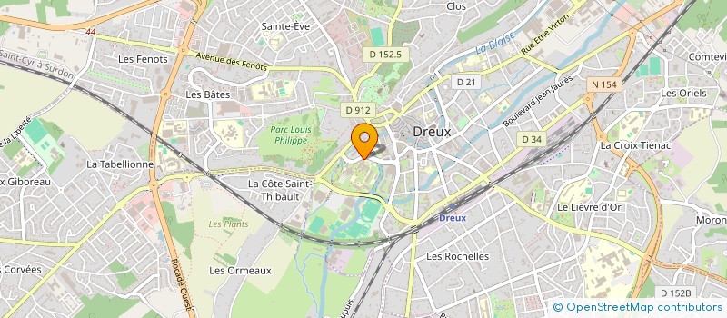 localisation de l'entreprise COOP SCOLAIRE DU LYCEE ROTROU à DREUX