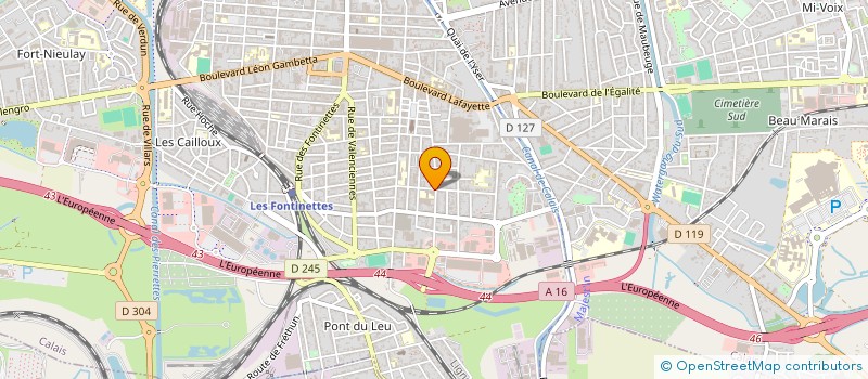 localisation de l'entreprise COOP SCOLAIRE ECOLE ARCHIMEDE à CALAIS