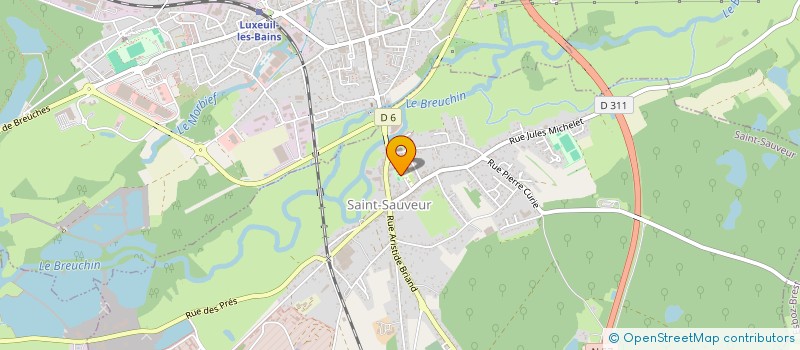 localisation de l'entreprise COOP SCOLAIRE ECOLE DE GARCONS  SAINT-SAUVEUR