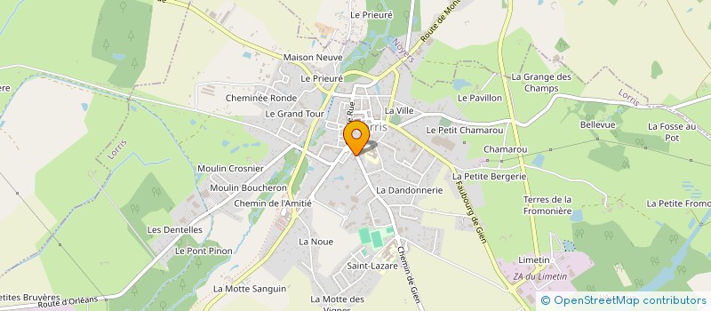 localisation de l'entreprise COOP SCOLAIRE ECOLE GRANDS à LORRIS