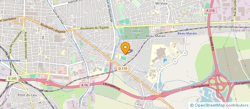 localisation de l'entreprise COOP SCOLAIRE ECOLE MIXTE DU VIRVAL à CALAIS