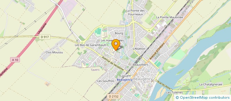 localisation de l'entreprise COOP SCOLAIRE ECOLE MIXTE GARAMBAULT à BEAUGENCY