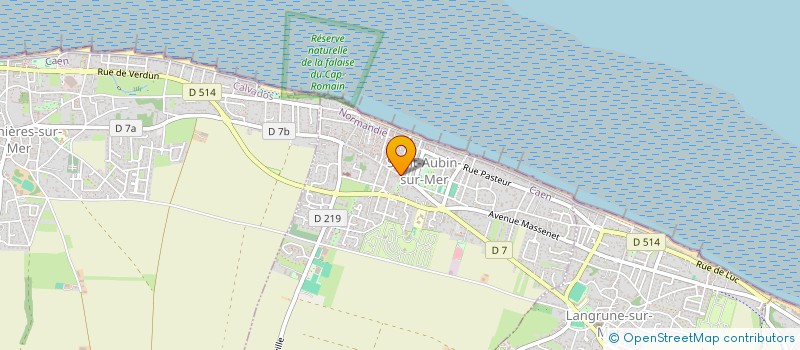 localisation de l'entreprise COOP SCOLAIRE ECOLE ST AUBIN SUR MER à SAINT-AUBIN-SUR-MER