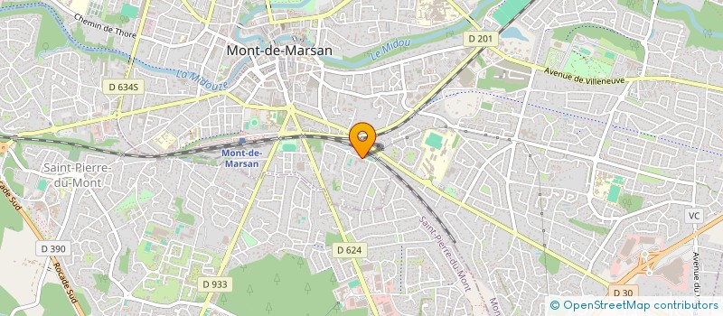 localisation de l'entreprise COOP SCOLAIRE ECOLES DU POUY à MONT-DE-MARSAN