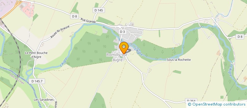 localisation de l'entreprise COOP SCOLAIRE LA ROMILLONNE à CLOYES-LES-TROIS-RIVIERES