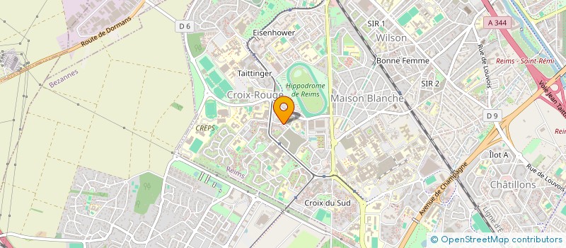 localisation de l'entreprise COOP SCOLAIRE MATERNELLE LES PROVENCAUX  REIMS