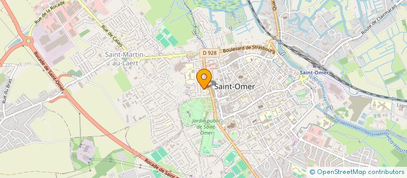 localisation de l'entreprise COOP SCOLAIRE MEDICO PEDAGOGIQUE  SAINT OMER