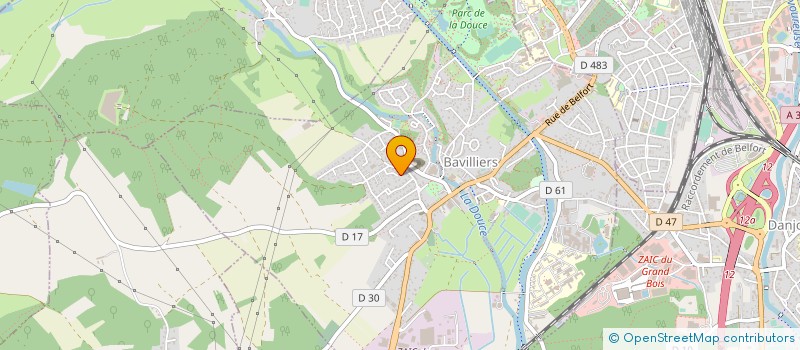 localisation de l'entreprise COOP SOLAIRE NORD FRANCHE-COMTE à BAVILLIERS