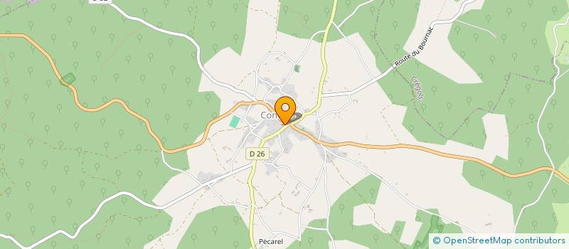 localisation de l'entreprise COOP TREFLE A QUATRE FEUILLES à LIMOGNE-EN-QUERCY
