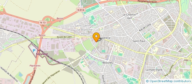 localisation de l'entreprise COOP UN DE CAEN à CAEN