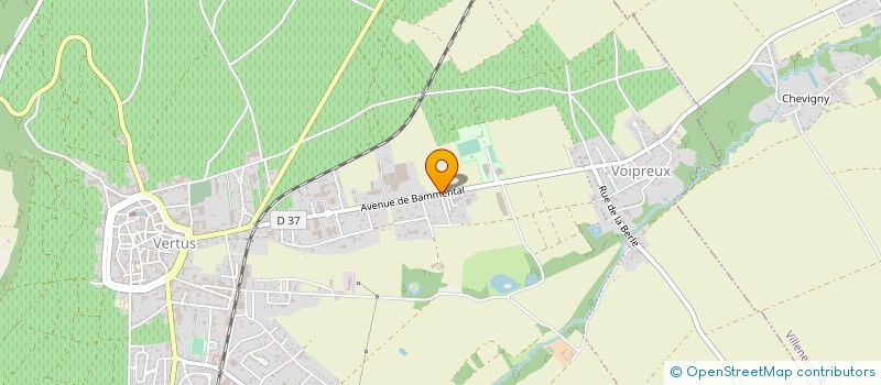 localisation de l'entreprise COOP UNION PRODUCTEUR VERTUS ET ENVIRONS à BLANCS-COTEAUX