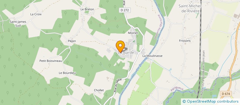 localisation de l'entreprise COOP UTILIS VINS SOUS PRODUIT VINIFICATI à SAINT-MARTIN-DE-COUX