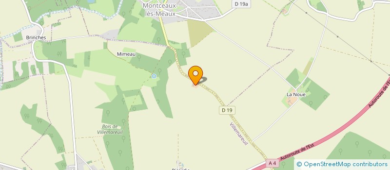 localisation de l'entreprise COOP UTILISAT MATER AGRIC DE LA DHUYS à NANTEUIL-LES-MEAUX