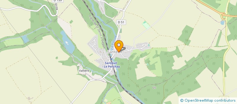 localisation de l'entreprise COOP VEXIN à SANTEUIL